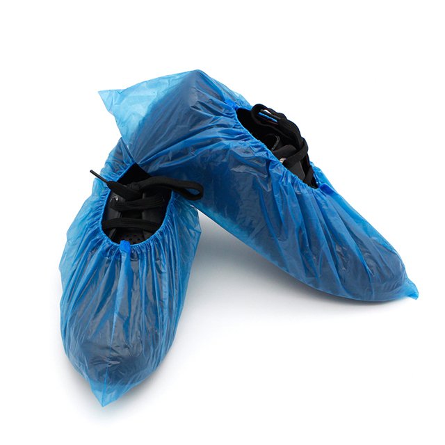 部屋をきれいにするためのプラスチックの使い捨てPE靴カバー保護靴カバー